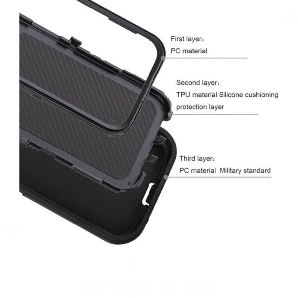 iPhone 15 “Defender” style case with holster - Image 2