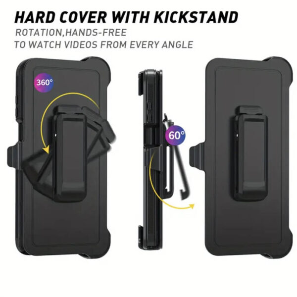 Motorola G Power 2023 “Defender” style case with holster - Image 3